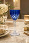 Handmade Drop Cut Crystal Stemmed Goblet 165Cc