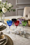 Handcrafted Cut Crystal Footed Tassel Patterned Luxury Footed Goblet 6 Pieces 165Cc - 7