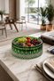 Handcrafted cut crystal mercury royal pattern luxury fruit bowl presentation piece - 7