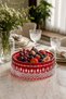 Handcrafted cut crystal mercury royal pattern luxury fruit bowl presentation piece - 8