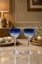 Handcrafted Earring-Style Drop Luxury Coffee Water Glass with Stand 165Cc (2 Pieces)