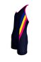 Girl's Swimsuit with Shorts, Navy Blue - 2