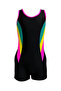 Girl's Swimsuit with Shorts Black