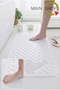 Fish Patterned Suction Cup Bathroom and Shower Cabin Anti-Slip Mat, Bathtub Massage Mat 35X68 cm (M-10) - 4