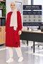 Women's Two Yarn Crew Neck Seasonal Comfortable Fit Below Knee Tunic 306450