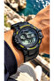 Black Digital Men's Wristwatch with Waterproof Stopwatch - 4