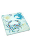 Glass Cutting Board Unbreakable Tempered 25X35 cm Crab Patterned Non-Slip - 3