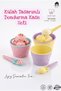 3-Piece Ice Cream Serving Set Practical Cone-Designed Presentation Ice Cream Set Fun Ice Cream Bowls 3 Bowls + 3 Spoons 3X150 ml