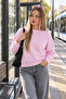 Women's Crew Neck Thessaloniki Knitted Sweatshirt 255010 -