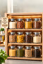 4403 Bormio Set of 12 Glass Jars with Metal Lids Vacuum Lid Storage Organizing Container Set 650ml
