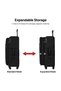 Elite 20" Soft Luggage - Black + 2-Year - 7