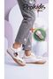 My Melody Girls' School Shoes - Velcro Sneaker + Socks as a Gift