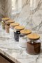 6-Piece Vacuum Bamboo Lid Glass Storage Jar 635 ml - 3
