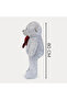 80 cm Plush Teddy Bear with Bow Tie – Large Size Cuddly Toy, Meaningful Gift for Loved Ones and Special Occasions - 7