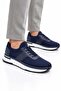 Vieste Navy Blue Knitwear Men's Sneaker Casual Shoes Leather Lined - 6