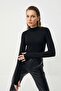 Women's Cotton Long Sleeve Finger Detail Bodysuit 3-Pack - 3