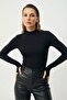 Women's Cotton Long Sleeve Finger Detail Bodysuit 3-Pack - 5