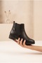 Women's Chelsea Boots with Elastic Sides and Internal Zipper, Flat Sole, Ankle Length, Comfortable Daily Winter Boots - 3