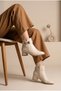 Women's Ankle Belted Metal Buckle Low Thick Heeled Boots Round Toe Zippered Comfortable Stylish Office and Daily Boots