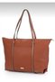 Large Size Women's Shoulder Bag with Ribbon Detail - 3