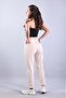 4924 elastic waist button detailed trousers - 2