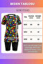 Girl's Swimsuit with Short Sleeve Tights 35104 - 3