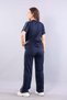 26685 O Neck Rajp Rajp Striped Edges Short Sleeve Modal Set (26973) - 3
