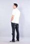 4661 collar sleeve end striped collar t-shirt - 3