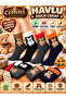 Plush Teddy Bear Bamboo Towel Glitter Women's Socks 4 Pairs