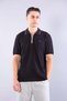 4062 polo collar zippered t-shirt