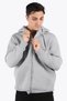 5487 Zippered Hooded Kangaroo Pocket 3 Thread Ribbed Sweat - 3