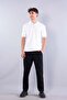 10046 polo collar buttoned short sleeve t-shirt - 4