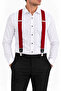 Men's trouser hanger with 4 clips, adjustable x-style