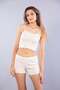 Pointel pajama set with rope strap shorts (3200-3205-3201-3204) - 2