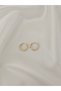 Women's Xuping Diamond Pattern Hoop Earrings - 3