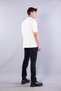 4051 buttoned collared self-striped t-shirt - 6