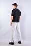 110 Polo Collar Zippered Self-Twill T-Shirt - 6