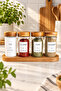 12 Glass Spice Shelves with Acacia Lid Stand\Spice Label with Gift - 3