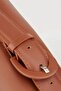 Shoulder Bag with Belt Buckle on Both Sides - 3