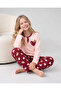 Girl's Long Sleeve Button Detailed 100% Cotton Pajama Set Huggy