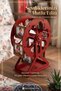 12 Illustrated Wooden Ferris Wheel Photo Wheel - Decorative Gift with 12 Photos