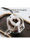 100 Pcs Portable Disposable Drip Coffee Filter Paper Bags,Hanging Ear Design,Single Serve Pour Over Coffee Filters - 4