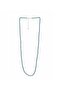 Blue Crystal Stone Women's Long Necklace - 3