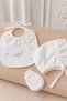 Baby Girl White Lace Embroidery Detailed 10-Piece Hospital Discharge Set – 100% Cotton Newborn Set - 4