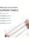 Ultra Soft Disposable Face Towels,50 Count XL 10x12 Inch Dry Wipes,Hypoallergenic Makeup Remover - 6