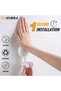 Vacuum Suction Wall Mounted Hand Shower Holder,Adjustable and Reusable Drill-Free Shower Head Stand,Waterproof ABS Material - 2