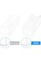 7 Compartment Belt Organizer for Closet,Clear Storage Holder for Belts,Ties and Bow Ties - 5