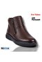 Genuine Leather Men's Winter Boots - Fully Fur Lined Inside - Double Zipper - Sizes 40-48 - 2
