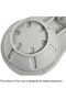 Microwave Double Egg Poacher Maker with Lid, Detachable Drain Basket Poached Egg Cooker Steamer - 5