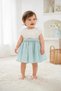Noy Noy Lace Collared Mint Baby Girl Dress